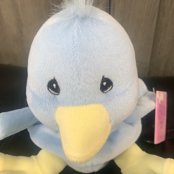 Precious Moments Tender Tails Baby Spring Blue Bird Plush Beanie With Tag - Picture 2 of 9